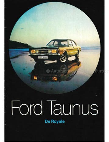 1970 FORD TAUNUS BROCHURE NEDERLANDS, Nieuw