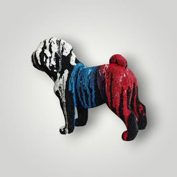 RED - sculptuur, Russian dog - 12 cm - Hars - 2026