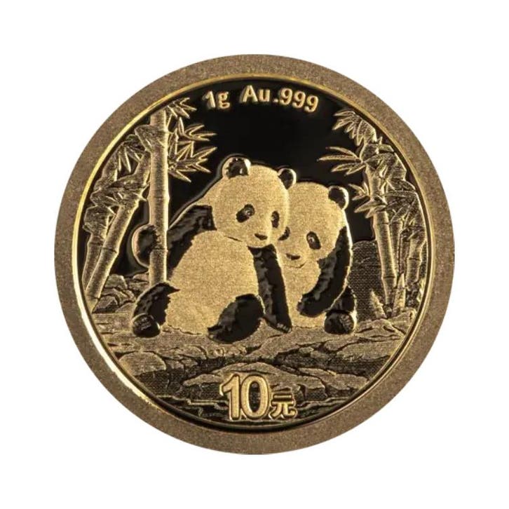 1 gram gouden Panda munt 2026, Postzegels en Munten, Edelmetalen en Baren