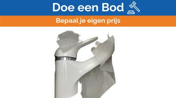 Bieden: Mamoli VIP single lever mixer tab white, Ophalen of Verzenden