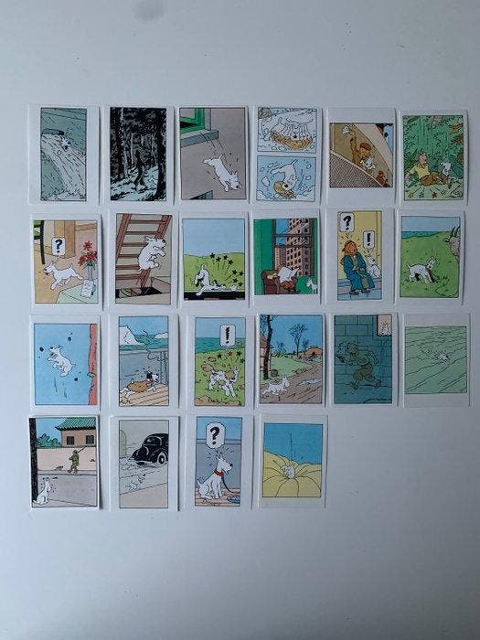 Hergé - 64x Bobbie Chromo, Boeken, Stripverhalen