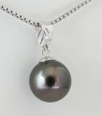 Sans prix de réserve - Pendentif - 18 carats Or blanc Perle