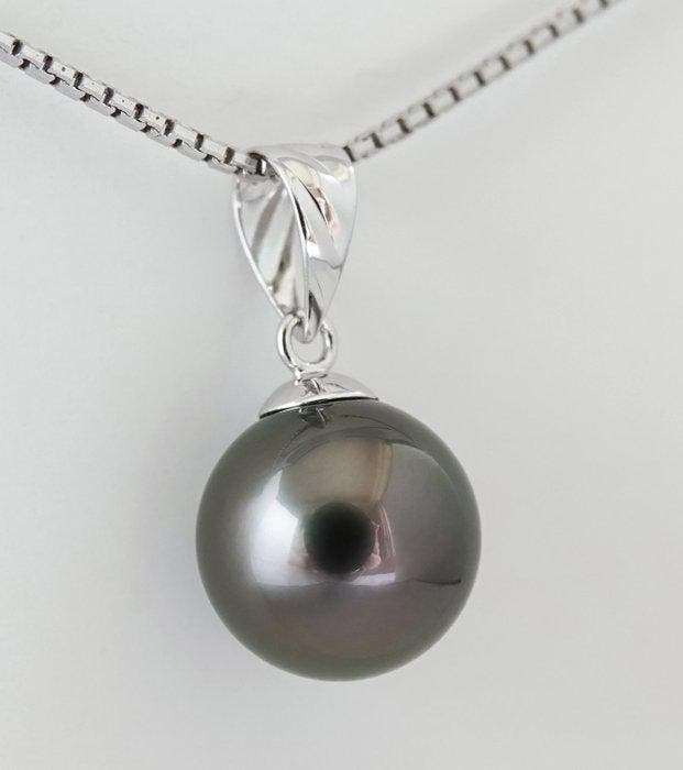 Sans prix de réserve - Pendentif - 18 carats Or blanc Perle, Bijoux, Sacs & Beauté, Bijoux anciens