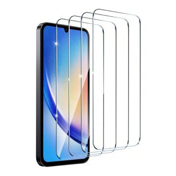 4-Pack Samsung Galaxy A04 Screen Protector - 9H Film Gehard, Verzenden, Nieuw