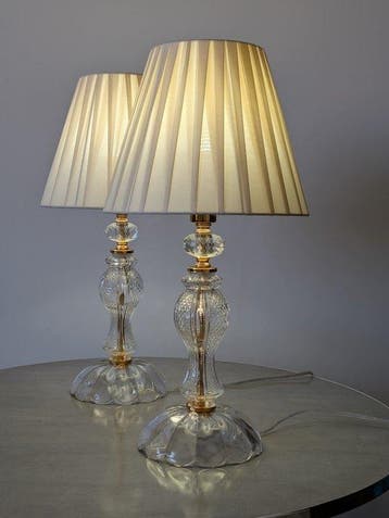 ARTELIGHT - Lampe (2) - Cristal - verre - laiton - métal