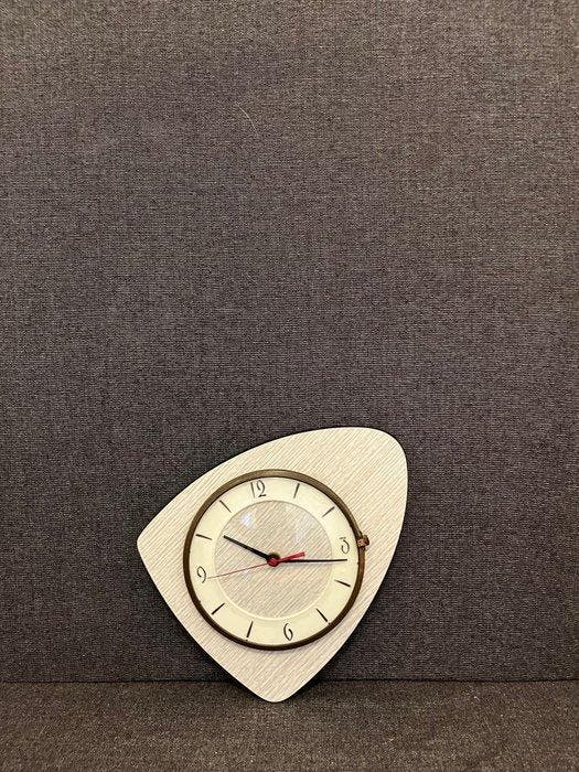 Horloge - Vintage Formica - 1960-1970 - Fonctionne, Antiquités & Art, Art | Objets design