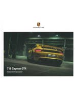 2021 PORSCHE 718 CAYMAN GT4 HARDCOVER BROCHURE RUSSISCH, Nieuw