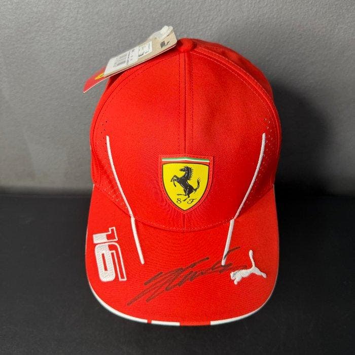 Ferrari - Formule 1 - Charles Leclerc - 2024 - Casquette de, Collections, Marques automobiles, Motos & Formules 1