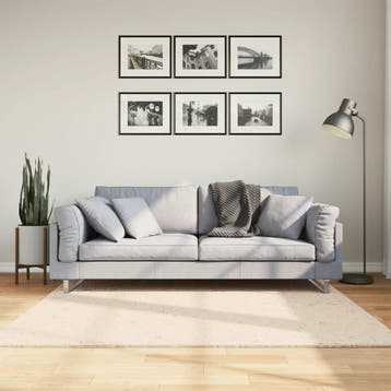 vidaXL Vloerkleed HUARTE laagpolig zacht wasbaar 160x160 cm, Verzenden