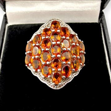 Zonder minimumprijs - Harry Ivens - Ring Zilver - citrien, Nieuw