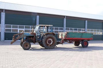 Veiling: Tractor Ford 5000 Diesel 1970 met aanhangwagen, Zakelijke goederen, Ophalen, Nieuw