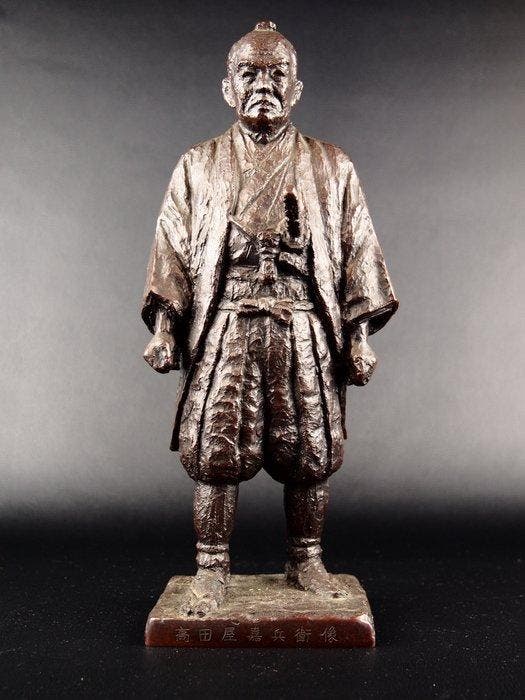 Brons - Ichinose Statsu  - Takadaya Kahei , een, Antiquités & Art, Antiquités | Autres Antiquités