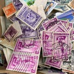 Wereld 1915/1995 - Lot met ongeveer 1.200 vintage postzegels, Gestempeld