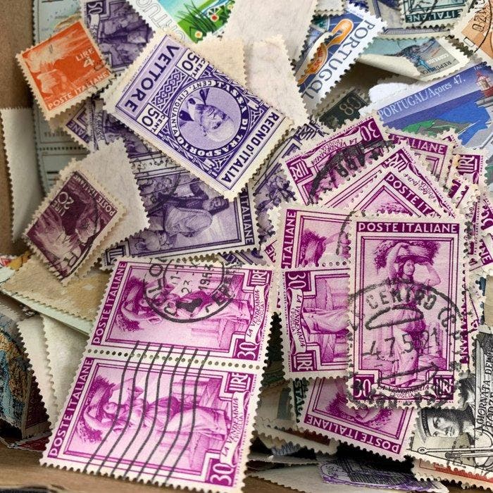 Wereld 1915/1995 - Lot met ongeveer 1.200 vintage postzegels, Postzegels en Munten, Postzegels | Amerika