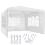 tectake Paviljoen Barinas met 3 zijdelen, waterdicht, 3x3m -, Tuin en Terras, Partytenten, Verzenden, Nieuw