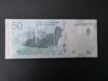 Argentinië. - 100 x 50 Pesos 2018 - Pick 363 (Zonder