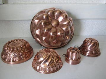 bak/puddingvormen - Pot (5) - Koper en tin