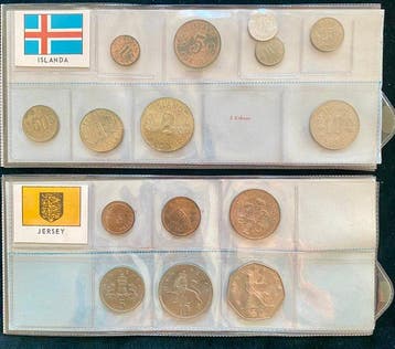 Italië, IJsland, Jersey (Brits Kroonbezit). Lotto 181 Monete