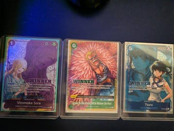 Bandai - 3 Card - One Piece - Vinsmoke Sora Foil, Promo card, Collections