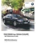 2014 BMW 4 SERIE GRAN COUPÉ INSTRUCTIEBOEKJE DUITS