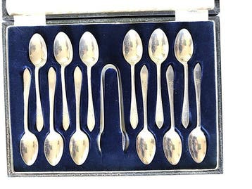 Cuillère à café (13) - Plaqué(e) argent, Antiquités & Art