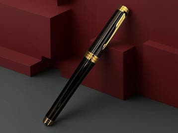 Parker - Premier Black Lacquer GT - Vulpen, Verzamelen, Nieuw