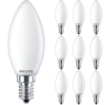Philips LED Lamp E14 10 Pack - Zeer Warm Wit 2700K voor Thui, Verzenden