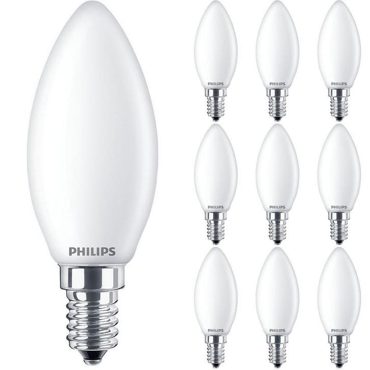 Philips LED Lamp E14 10 Pack - Zeer Warm Wit 2700K voor Thui, Huis en Inrichting, Lampen | Losse lampen, Nieuw, Verzenden