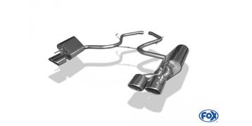 FOX Mercedes SL Type 230 - geweldig geluid! Einddemper recht, Verzenden