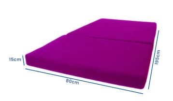 Camping Matras Opvouwbaar | 195x80x15cm | Nieuw | Scherpe..., Caravans en Kamperen, Ophalen of Verzenden, Nieuw