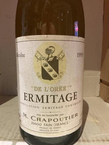 1993 Michel Chapoutier, Cuvée de l’Orée, Ermitage -, Nieuw