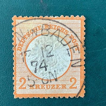 Duitse Rijk 1872 - 2 Kreuzer Groot Brutschield met