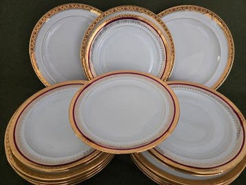 Limoges France Exclusivité Rene Caire - Tafelservies (18) -