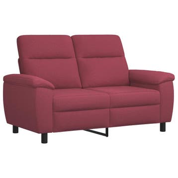 vidaXL bank / zetel Wijnrood 158 x 90 x 95 cm Stof, Huis en Inrichting, Verzenden, Nieuw