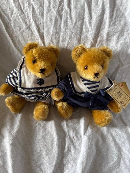 Teddy-Hermann Original - Teddybeer Zwei Matrosen limitierte, Antiek en Kunst, Antiek | Speelgoed