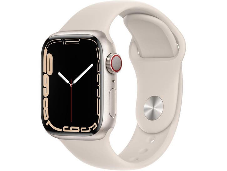 Apple Watch Series 7 - Smartwatch 4G - Zuurstofmeting ECG -, Handtassen en Accessoires, Smartwatches, Zo goed als nieuw, Verzenden