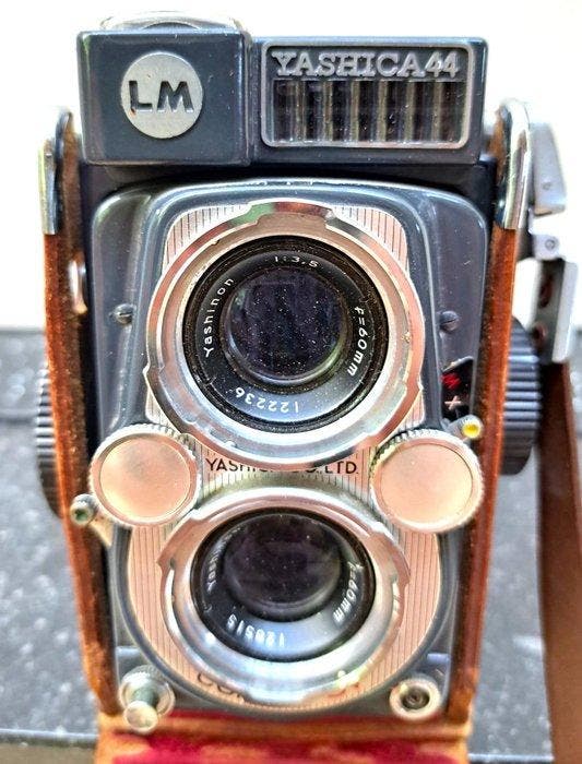 Yashica 44 LM (Gray Variant) - Yashinon 60mm f/3.5 Lens ->, Audio, Tv en Foto, Fotocamera's Analoog