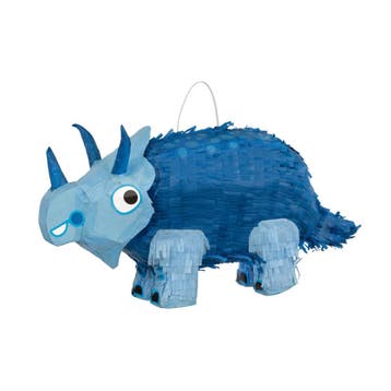 Pinata Dino Blauw 23cm, Verzenden