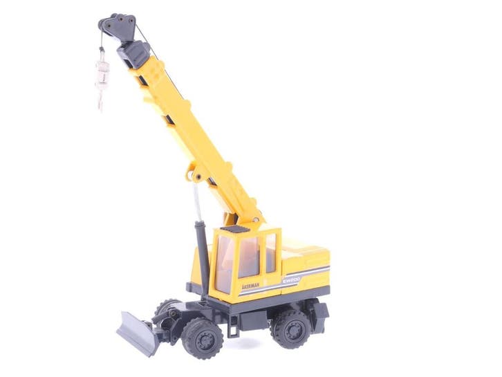 Schaal 1:50 JOAL - 236 Akerman EW200 Telescoopkraan (Geel..., Hobby en Vrije tijd, Modelauto's | 1:50, Overige typen, Gebruikt