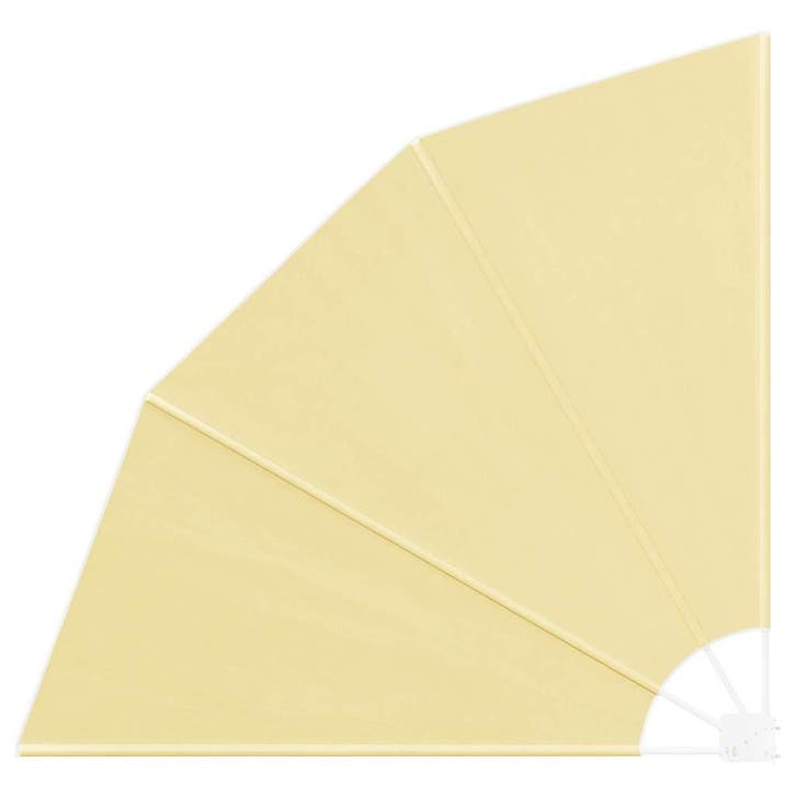 vidaXL Balkon Privacy Scherm Zand 160 x 160 cm Polyester, Tuin en Terras, Parasols, Nieuw, Verzenden