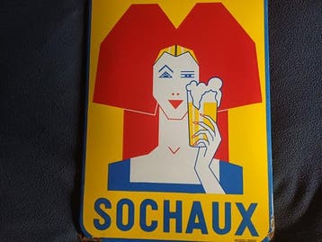 Emallerie Alsacienne Strasbourg - BIÈRE SOCHAUX -, Antiek en Kunst