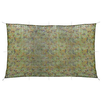 vidaXL Camouflagenet met opbergtas 2x5 m groen, Verzenden, Nieuw