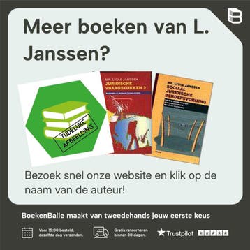 Burgerlijk recht 1 9789059311640 L. Janssen, Boeken, Verzenden, Gelezen, L. Janssen