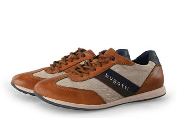 Bugatti Veterschoenen in maat 43 Cognac, Kleding | Heren, Schoenen, Bugatti, Overige kleuren, Verzenden, Zo goed als nieuw