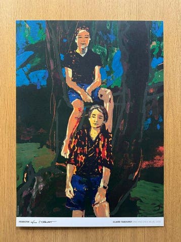 Claire Tabouret (1981) - Zino and Enea (Blue), 2020