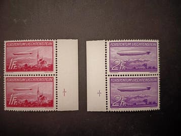 Liechtenstein 1936 - Zeppelin-zin, Postzegels en Munten, Gestempeld