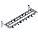 Wandgarderobe met 19 nylon haken, Huis en Inrichting, Woonaccessoires | Kapstokken, Nieuw, Overige materialen