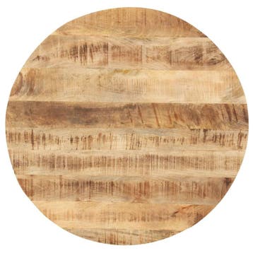 Tafelblad Mangohout 80cm | Tweede Kansje | OP = OP, Huis en Inrichting, Gebruikt, 50 tot 100 cm, Verzenden, Rond