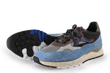 Floris van Bommel Sneakers in maat 46½ Blauw, Kleding | Heren, Schoenen, Floris van Bommel, Zo goed als nieuw, Sneakers, Verzenden