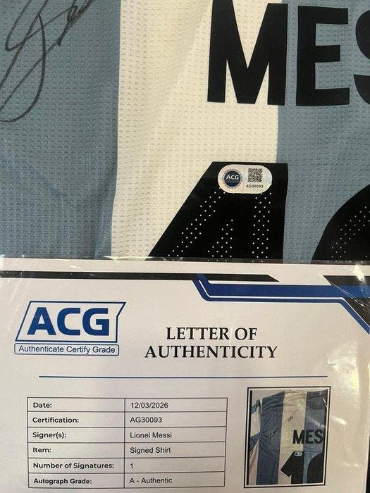 Argentina - Lionel Messi - Gesigneerde voetbaltrui, Collections, Collections Autre